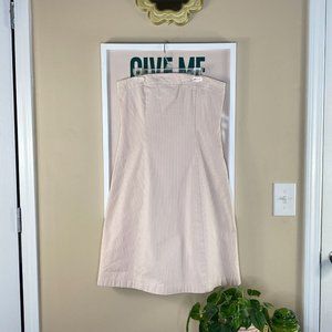 Early 2000s Pinstripe Tube Dress